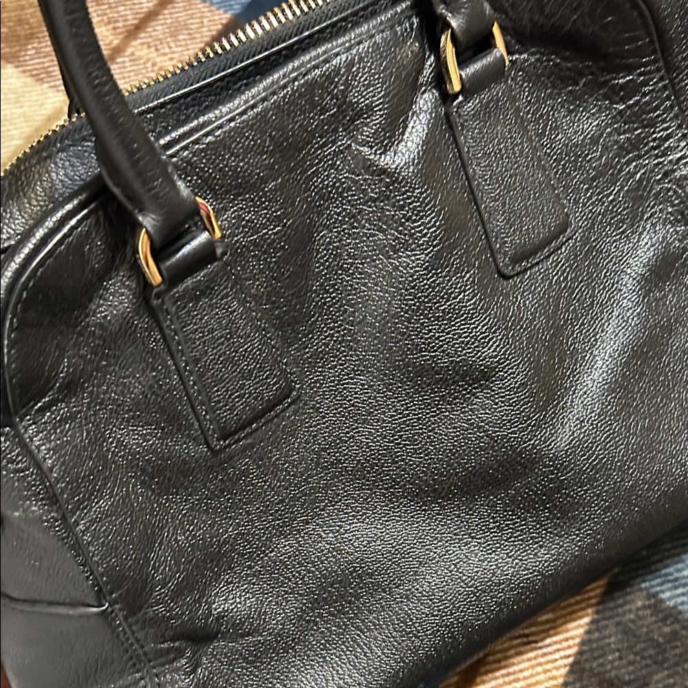 MICHAEL Michael Kors Black Satchel with Gold Accents - Picture 5 of 12